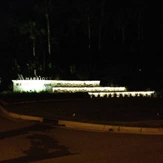 Exterior lighting.