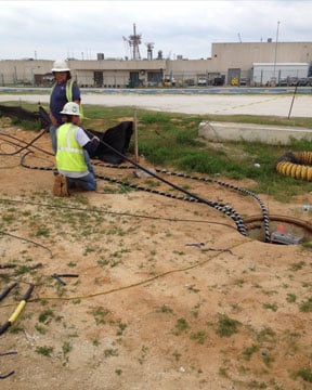 NS Mayport High Voltage Cabling Installation